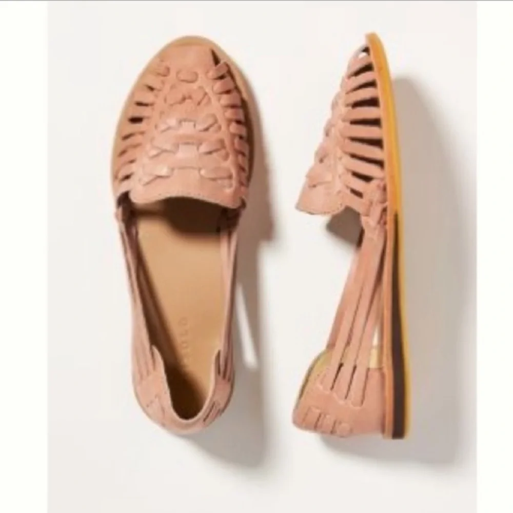 Women's Tan Leather Loafers - Picture 10 of 14